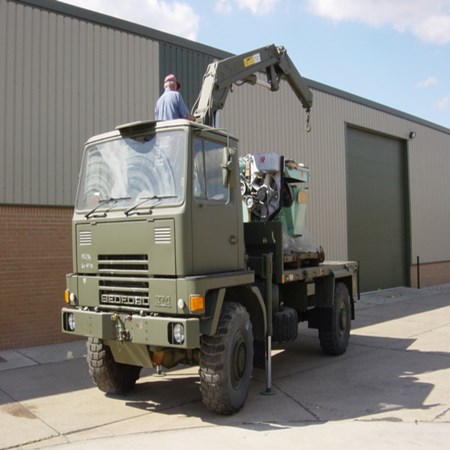 Used Bedford TM 4x4 Cargo with Atlas Crane - 11526 for sale in good condition